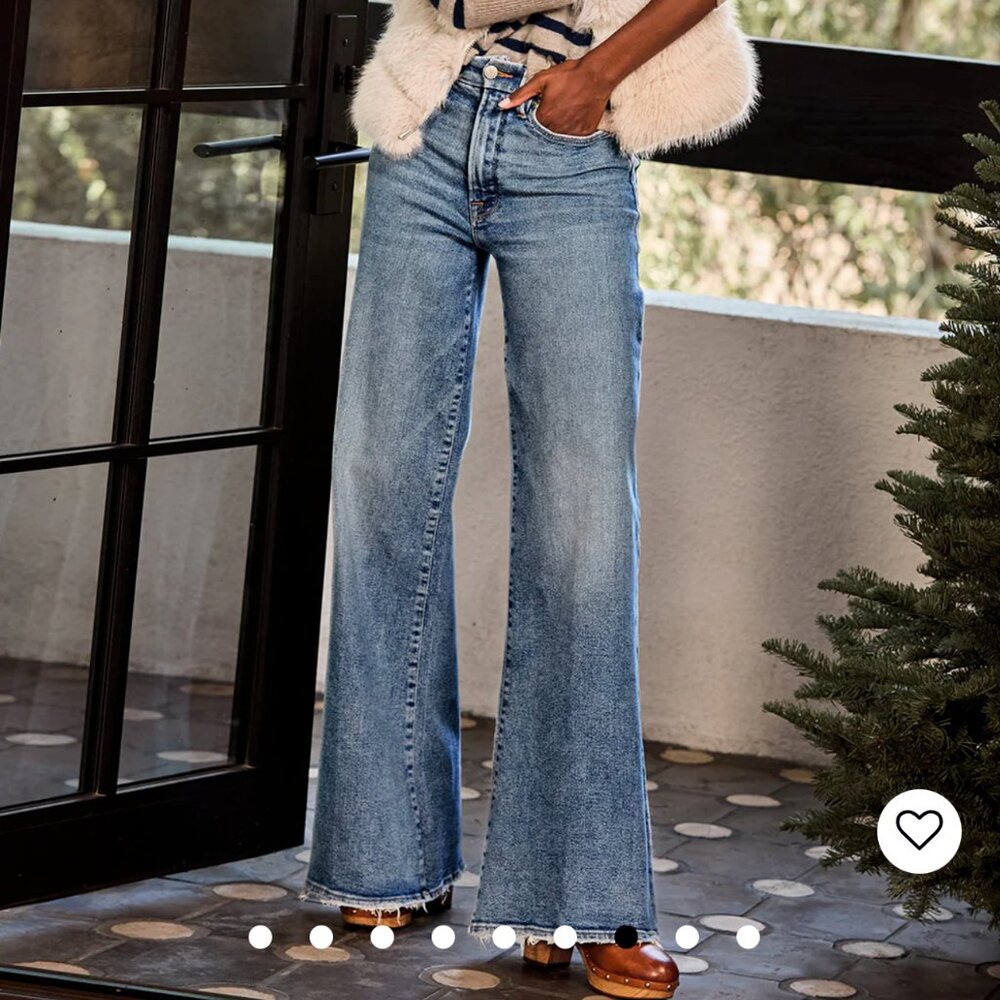 Good America Good Waist Palazzo Jeans - Picture 3 of 13